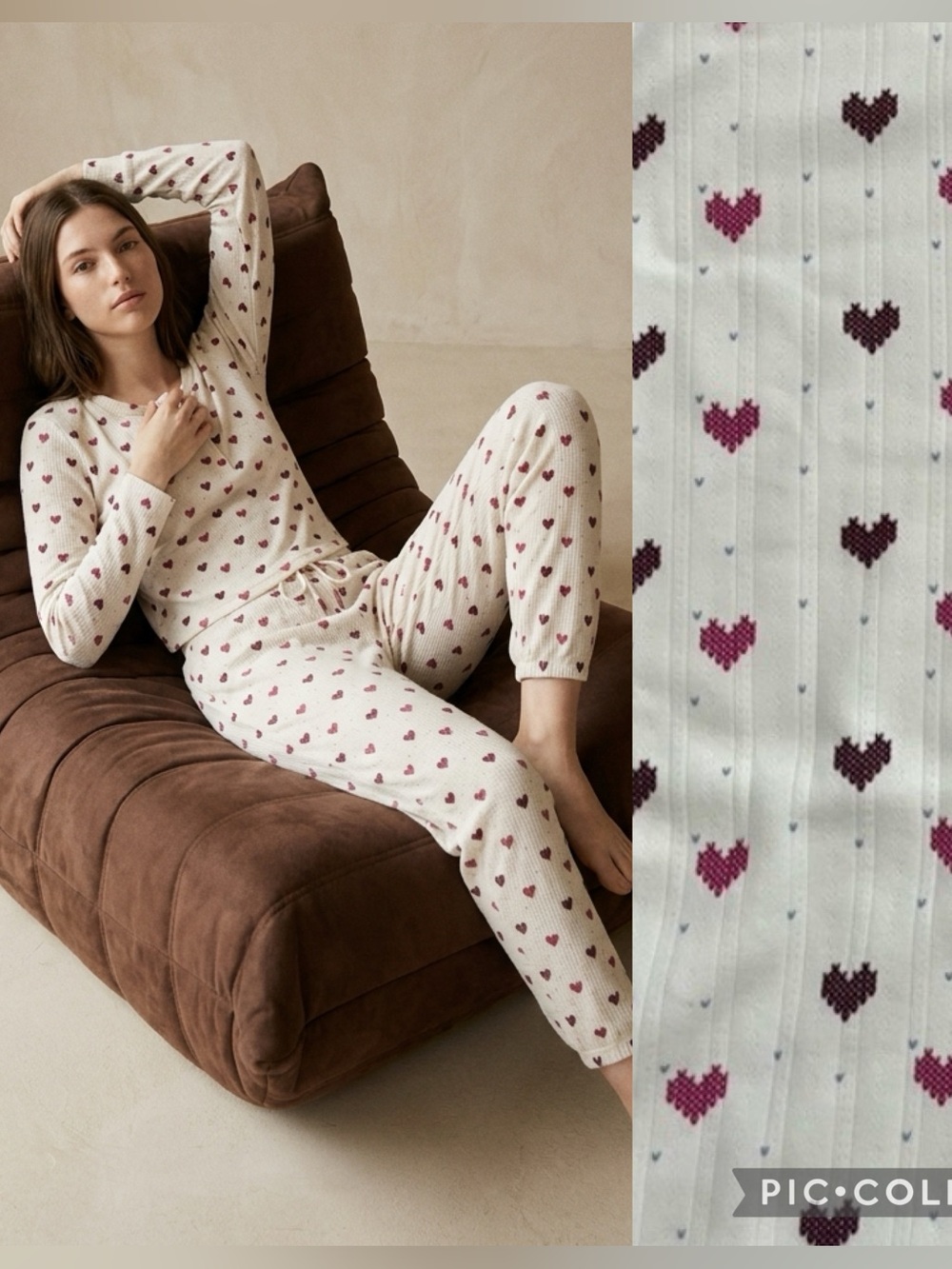 NWT Z Supply Forever Young  Heart Jogger lounge set small